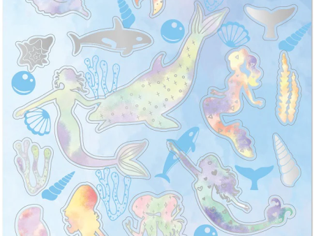 Mermaid Crystal Gel Stickers Version 2 Nekoni Cheap