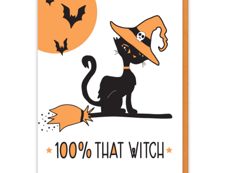 Card 100% That Witch Halloween Online Hot Sale