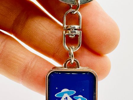 Welcome To The Midwest Metal Keychain on Sale