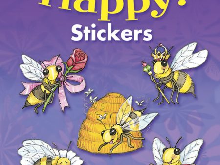 Bee Happy Stickers For Discount