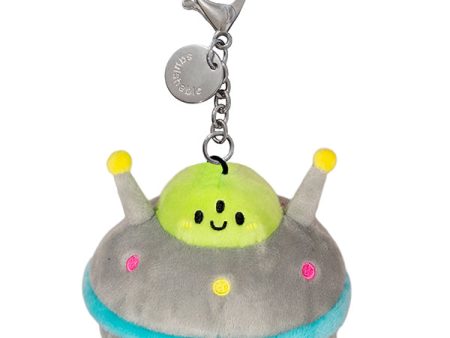 Micro Celestial UFO Plush Keychain 3  Supply