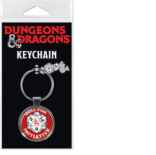 Dungeons & Dragons Roll For Initiative Keyring Supply