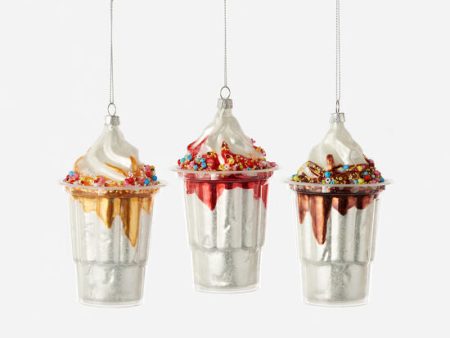 Glace Glass Assorted Ornament For Sale