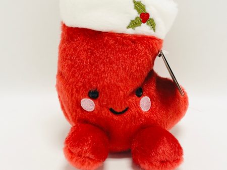 Holly Stocking Palm Pals Plush 5  For Sale