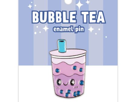 Bubble Tea Enamel Pin For Sale