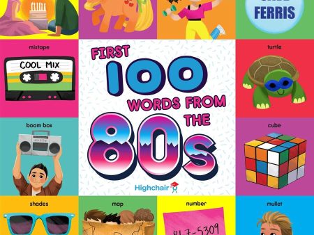 First 100 Words From The 80s Book Fashion