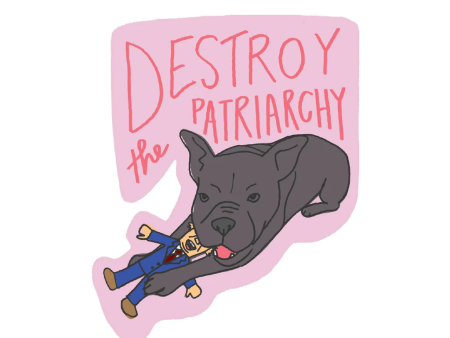 Destroy The Patriarchy Sticker Cheap