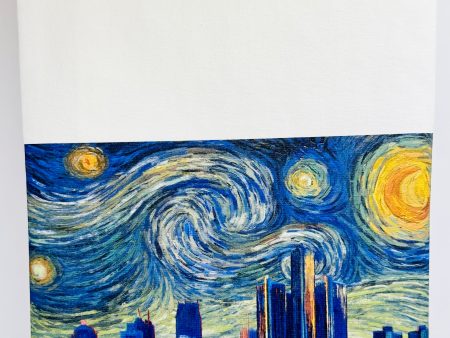 Detroit Starry Night Dish Towel Fashion