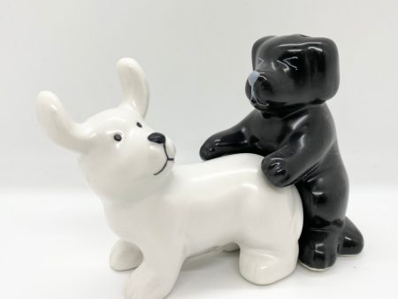 Puppy Pound Salt & Pepper Shaker Set For Cheap