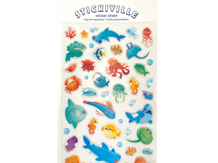 Stickiville Blue Ocean Stickers on Sale