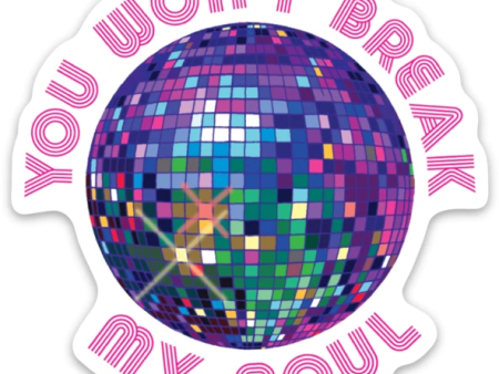 Disco Ball Die Cut Sticker For Cheap