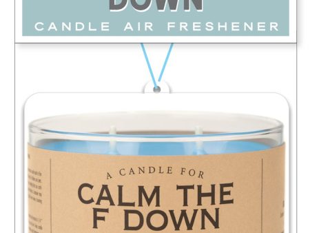 Calm The F Down Air Freshener Cheap