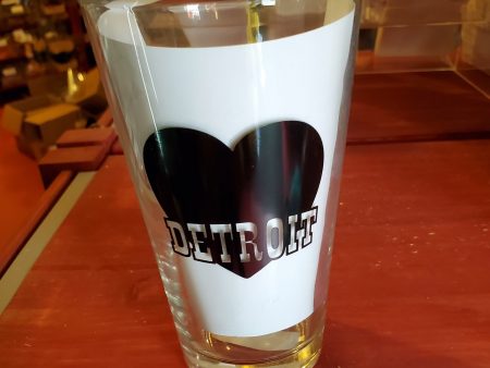 Heart Detroit Pint Glass Online Sale