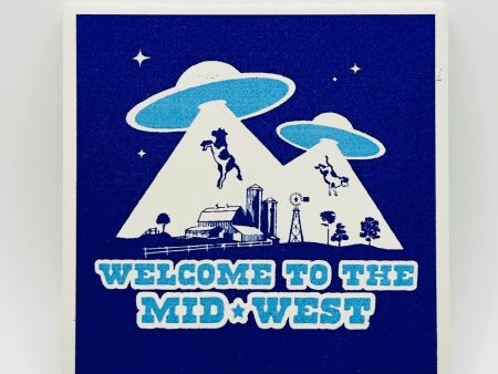 Welcome To The Midwest Coaster on Sale