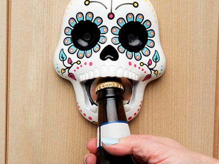 Sugar Skull Bottle Opener Hot on Sale