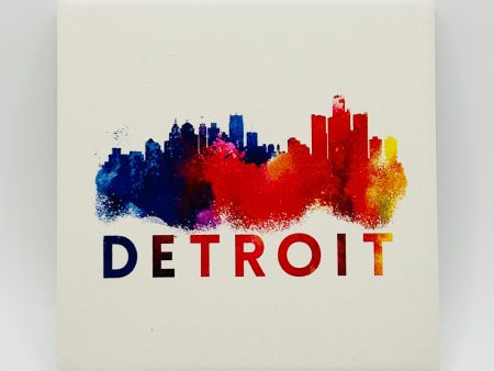 Detroit Skyline Coaster For Sale