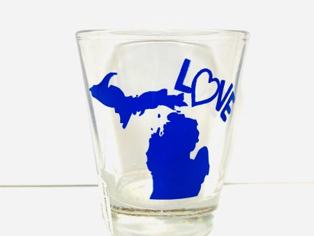 Love Michigan Shot Glass Online Sale