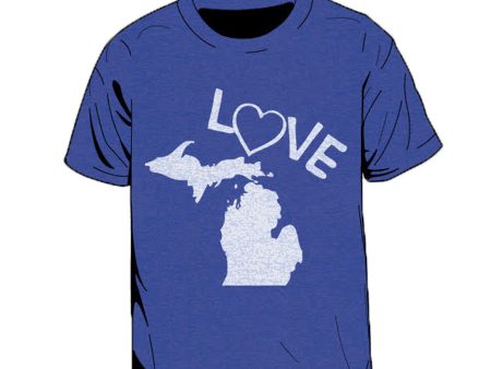 Love Michigan Kid s T-Shirt Discount