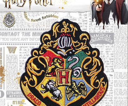 Harry Potter Hogwarts Crest Iron-On Patch For Cheap