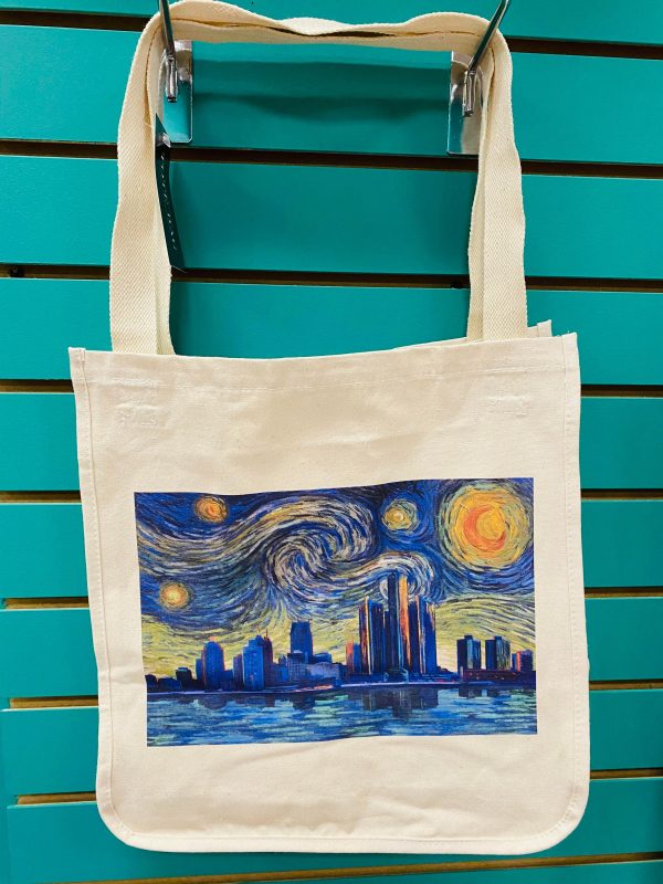 Detroit Starry Night Tote For Discount