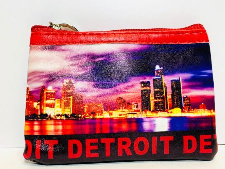 Detroit Skyline Coin Purse For Sale