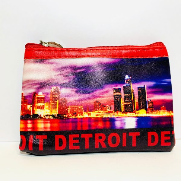 Detroit Skyline Coin Purse For Sale