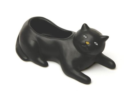 Cosmo Black Cat Planter For Cheap