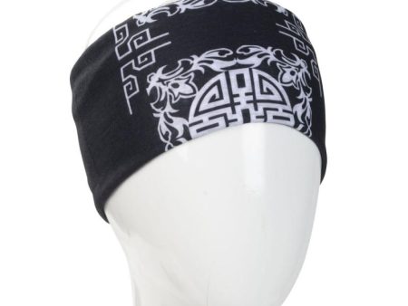 Infinity Black Mandala Bandana Fashion