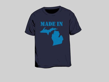 Made In Michigan Toddler s T-Shirt Online now