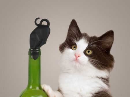 Stop Kitty Wine Stopper Fashion