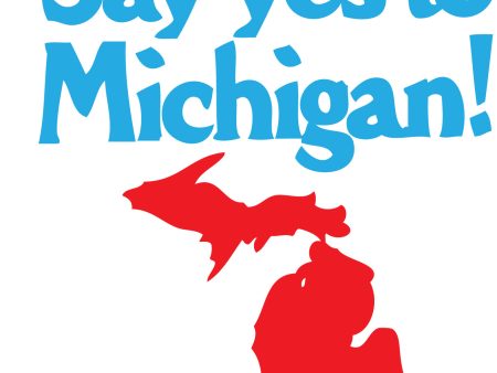 Card Say Yes To Michigan on Sale