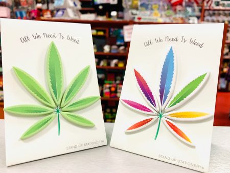 Cannabis Pop-Up Sticky Notes Fashion