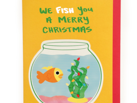 Card We Fish You A Merry Christmas Online Sale