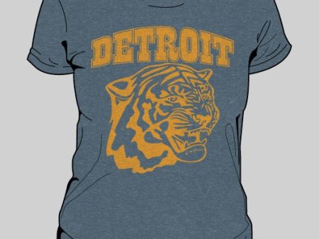 Tiger Detroit Women s T-Shirt Hot on Sale