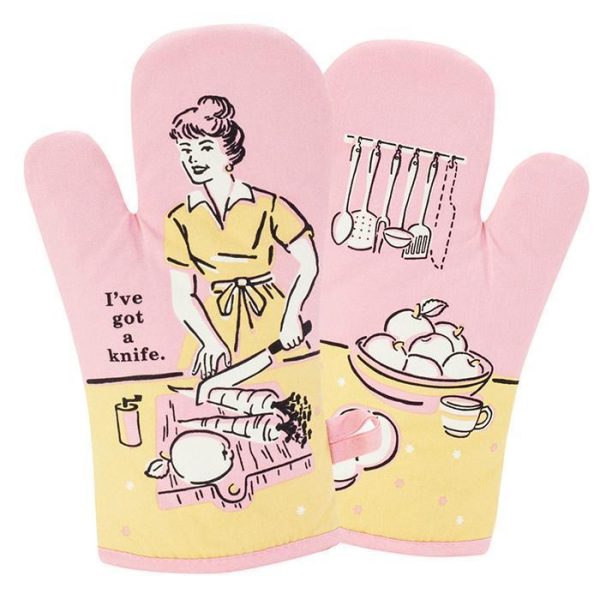 I ve Got A Knife Oven Mitt Online Sale