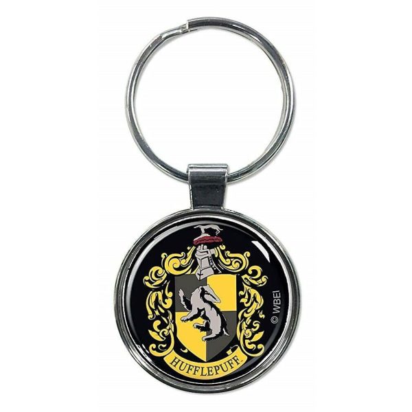 Harry Potter Hufflepuff Crest Keyring Fashion