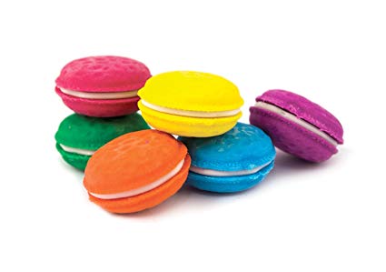 Macarons 6 Scented Erasers Online Hot Sale